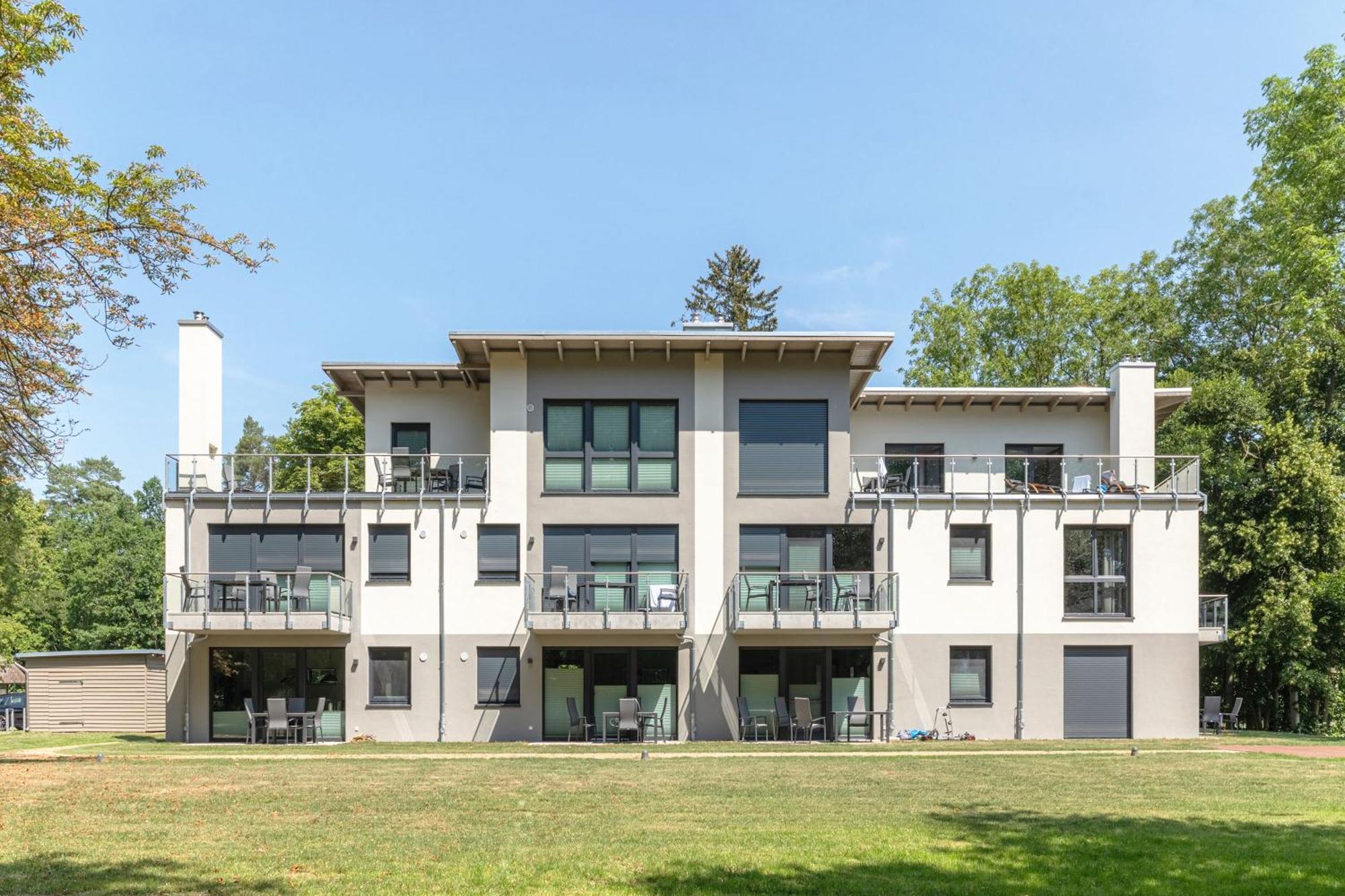 Gluecksraum - Modernes Apartment Mit Panoramablick, Kamin & Wohlfuehlambiente Krakow am See Εξωτερικό φωτογραφία